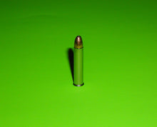 Load image into Gallery viewer, 22 Magnum, Jacket Hollow Point bullet and a Nickel casing
