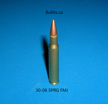 Load image into Gallery viewer, 30-06 SPRG with a Full Metal Jacket bullet