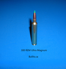 Load image into Gallery viewer, 300 REM Ultra Magnum with a Hornady SST, 165gr bullet.