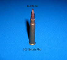 Load image into Gallery viewer, 303 British (civilian) with a Full Metal Jacket bullet