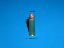 Load image into Gallery viewer, 357 Magnum with Hornady’s 140gr FTX Red Tip bullet