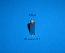 Load image into Gallery viewer, 357 Magnum with a 125gr, Semi Jacket Hollow Point bullet