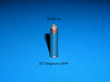 Load image into Gallery viewer, 357 Magnum with a 125gr, Semi Jacket Hollow Point bullet