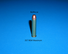 Load image into Gallery viewer, 357 REM Maximum with a 125gr, TMJ FP Point bullet
