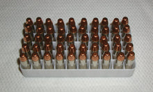 Load image into Gallery viewer, 357 Magnum with Total Metal Jacket, Flat Point bullets, lot of 50 (1 box equivalent)