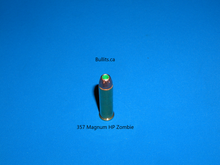 Load image into Gallery viewer, Zombie Hunting: 357 Magnum with Hornady’s 158gr XTP, Hollow Point & Green Tip bullet