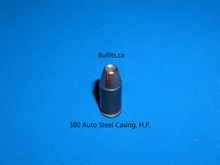 Load image into Gallery viewer, 380 ACP / 9mm Short, Grey Steel casing with Hornady’s 90gr, XTP Hollow Point bullet