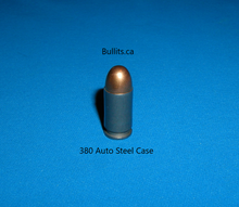 Load image into Gallery viewer, 380 ACP / 9mm Short, Grey Steel casing with 90gr, Round Nose bullet.