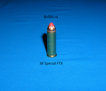 Load image into Gallery viewer, 38 SPL with a 140gr Hornady’s FTX, Red Tip bullet