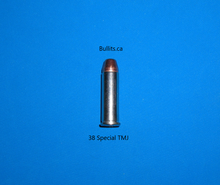 Load image into Gallery viewer, 38 SPL + P with a 125gr TMJ FP bullet