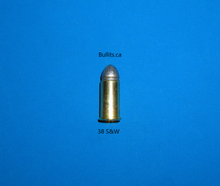 Load image into Gallery viewer, 38 S&W with a 150gr Lead bullet