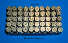 Load image into Gallery viewer, 45 Colt (aka 45 Long Colt) with 300gr, Flat Nose, Copper plated bullets, lot of 50 (1 box equivalent)