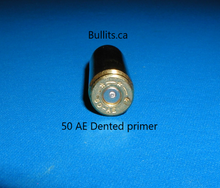 Load image into Gallery viewer, 50 AE with a Hornady XTP, 350gr Hollow Point bullet & Brass casing
