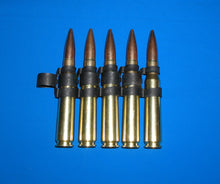 Load image into Gallery viewer, 50 BMG with 650gr, Armor Piercing bullets. Lot of 5 linked. M9 links.