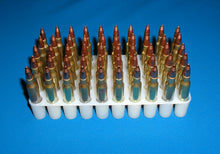 Load image into Gallery viewer, 5.56 NATO, with 55gr FMJ bullets, imperfect, lot of 50
