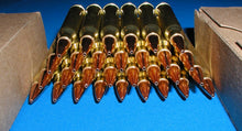Load image into Gallery viewer, 5.56 NATO, full box of IVI, 2018, 77gr HPBT bullets