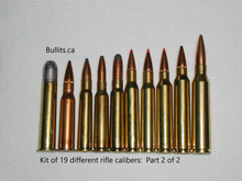 Load image into Gallery viewer, Kit of 19 different Rifle bullets