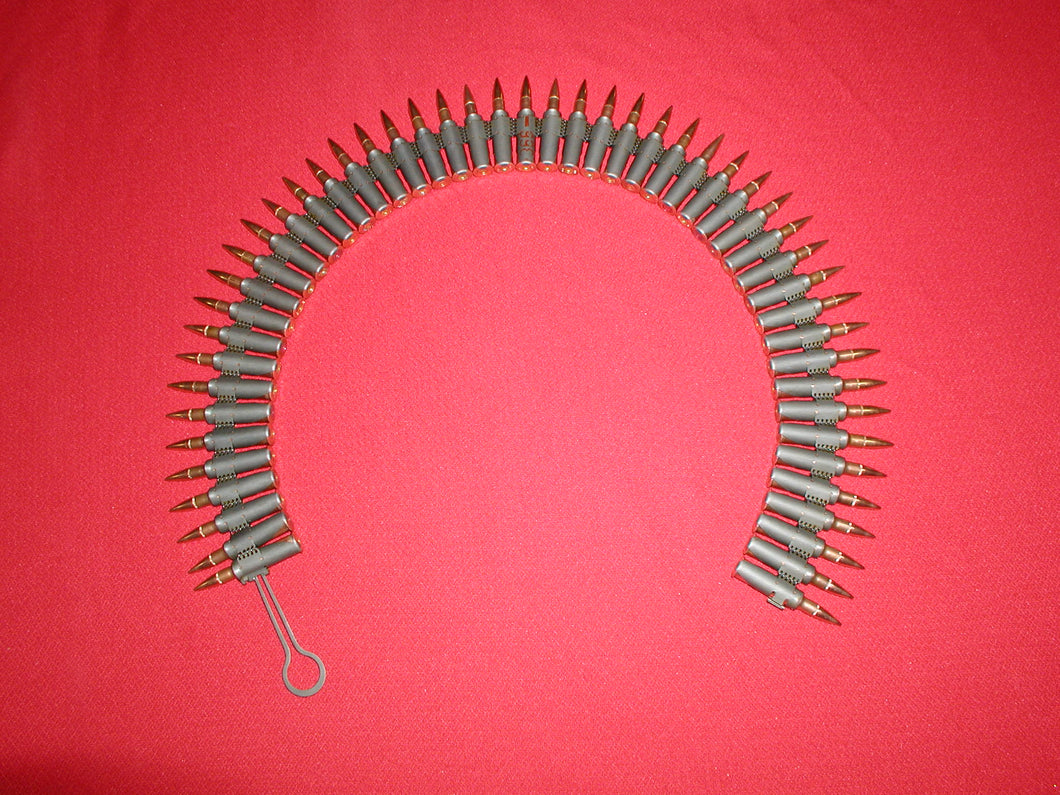 VZ-59 Complete belt: Belt + 50 bullets + Started Tab, Copper color