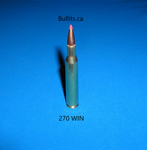 270 WIN with a Hornady SST 150gr bullet