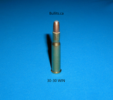Load image into Gallery viewer, 30-30 WIN with a 180gr Jacket Soft Point bullet
