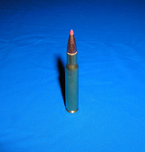 30-06 SPRG with a Hornady SST, 165gr bullet, Brass casing