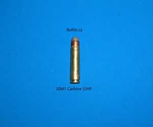 30M1 ( 30 Carbine ) with a 110gr SJHP bullet