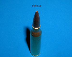 338 Lapua Magnum with Hornady’s 285gr Hollow Point bullet.