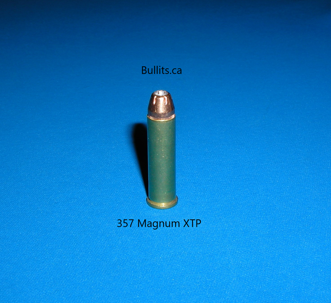 357 Magnum with Hornady’s XTP 158gr Hollow Point bullet