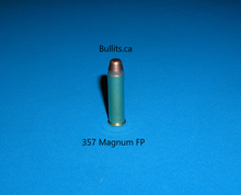 Load image into Gallery viewer, 357 Magnum with a 125gr TMJ, FP bullets with Brass or Nickel casing
