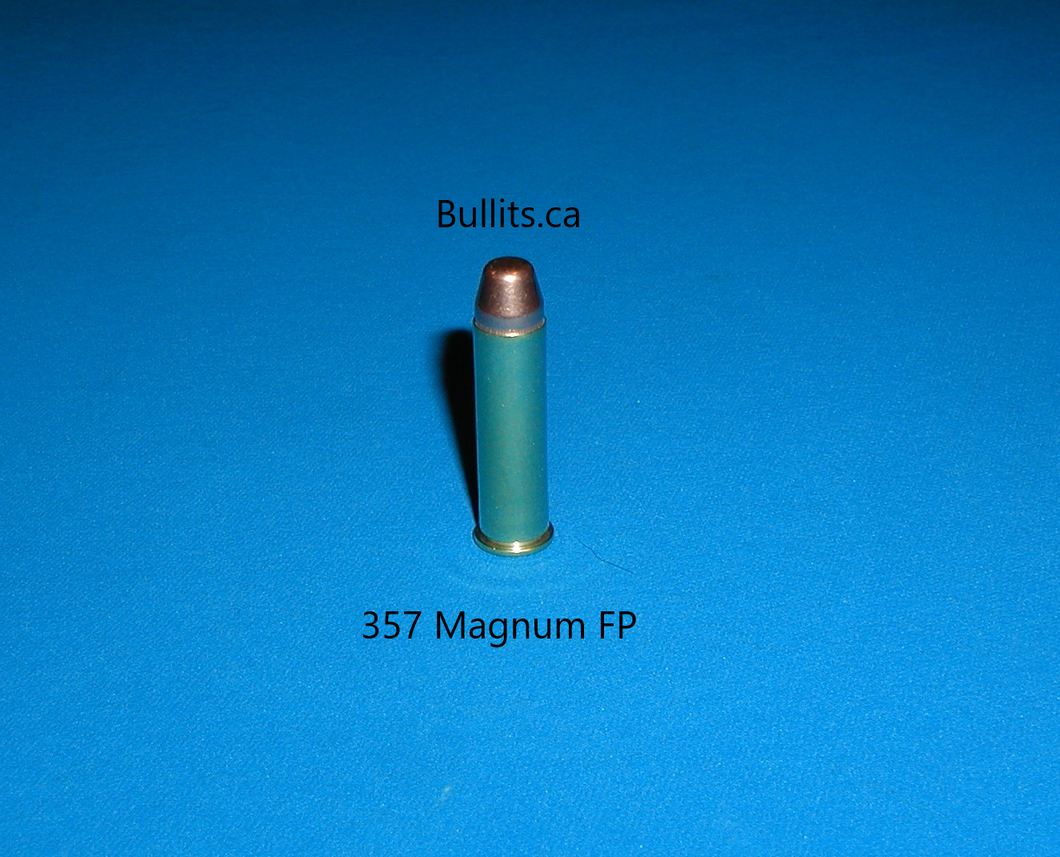 357 Magnum with a 125gr TMJ, FP bullets with Brass or Nickel casing