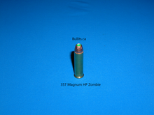 Load image into Gallery viewer, Zombie Hunting: 357 Magnum with Hornady’s 158gr XTP, Hollow Point &amp; Green Tip bullet
