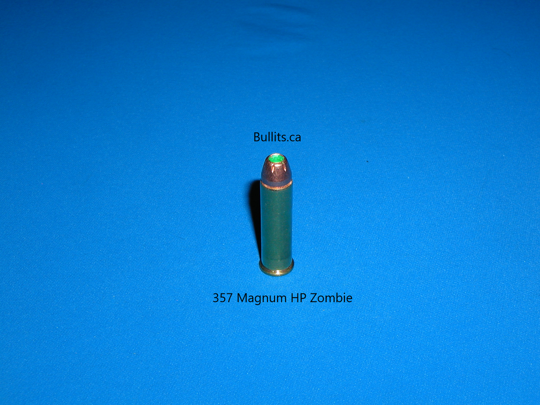 Zombie Hunting: 357 Magnum with Hornady’s 158gr XTP, Hollow Point & Green Tip bullet
