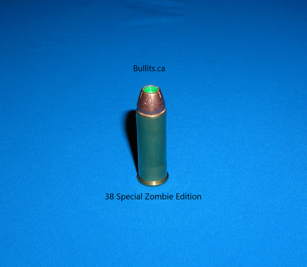Zombie Hunting: 38 SPL with Hornady’s 158gr XTP, Hollow Point & Green Tip bullet