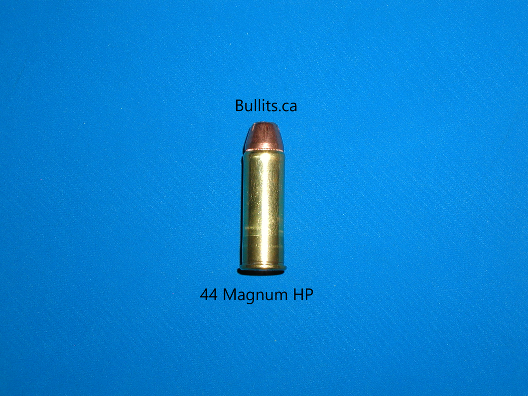 44 Magnum with Hornady’s XTP 200gr, Hollow Point bullet