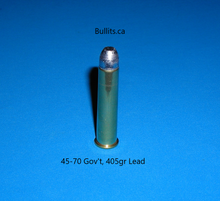 Load image into Gallery viewer, 45-70 Gov’t with a 405gr Lead bullet
