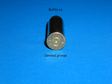 Load image into Gallery viewer, 45 Colt (aka 45 Long Colt), with Old Style (vintage) 255gr, Flat top Lead bullet.
