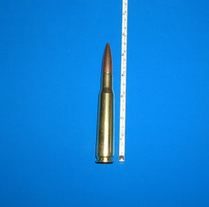 50 BMG with Steel Core, Armor Piercing, 650gr FMJ bullet.
