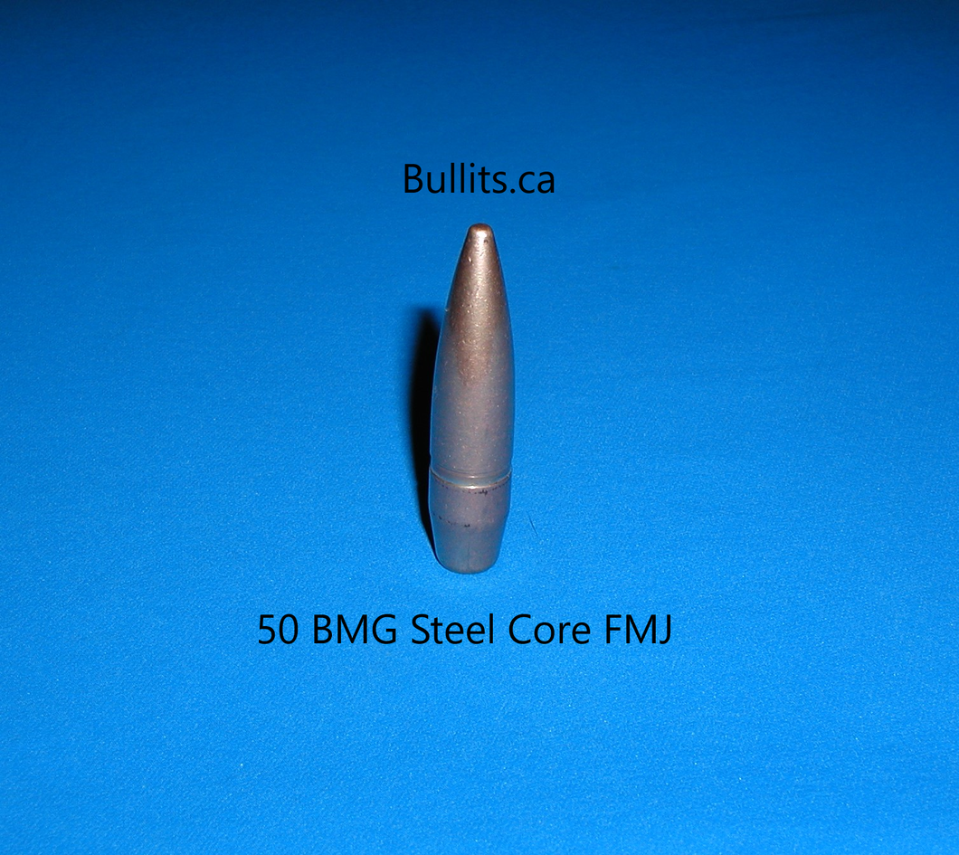 Educational Material: 50 BMG, Military Steel Core, 650gr bullet