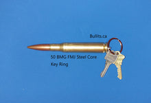 Load image into Gallery viewer, Key Ring: 50 BMG with FMJ bullet
