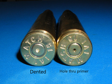 Load image into Gallery viewer, 50 BMG with Hornady&#39;s A-MAX 750gr bullets. Lot of 5 linked with M9 links.
