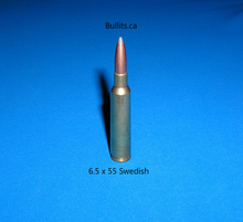 Load image into Gallery viewer, 6.5 x 55 Swedish with a 140gr Soft Point
