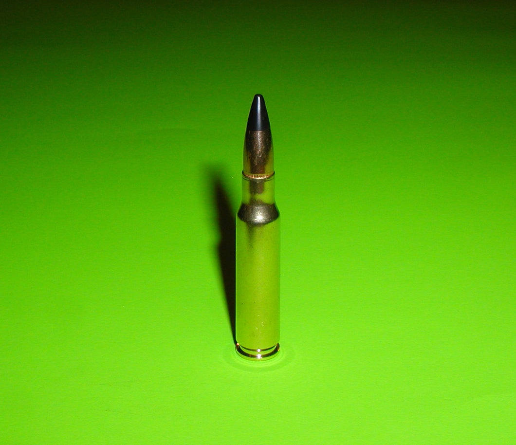 7.62 NATO / 7.62 x 51 with a Black Tip bullet