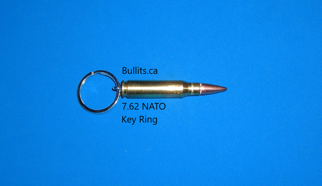 Key Ring: 7.62 NATO with Full Metal Jacket bullets