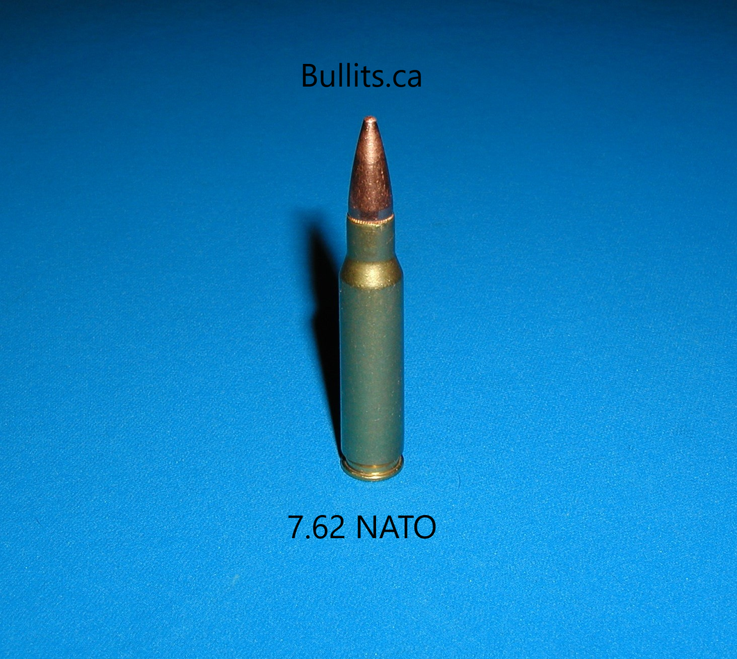 7.62 NATO / 7.62 x 51 with a Full Metal Jacket bullet