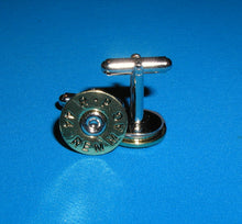 Load image into Gallery viewer, Cufflinks in: 9mm Luger, 45 ACP, 45 Colt, 44 Magnum, 38 SPL
