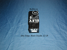 Load image into Gallery viewer, 22 LR Eley “Edge”, Black Oxyde casings, 40 grain bullets. Box of 50
