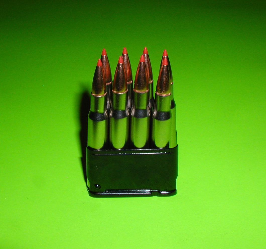 M1 Garand clip with 8 bullets & Hornady SST projectiles: LIMITED QUANTITY