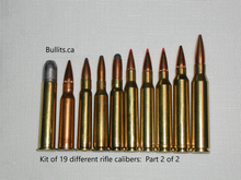 Load image into Gallery viewer, Kit of 19 different Rifle bullets
